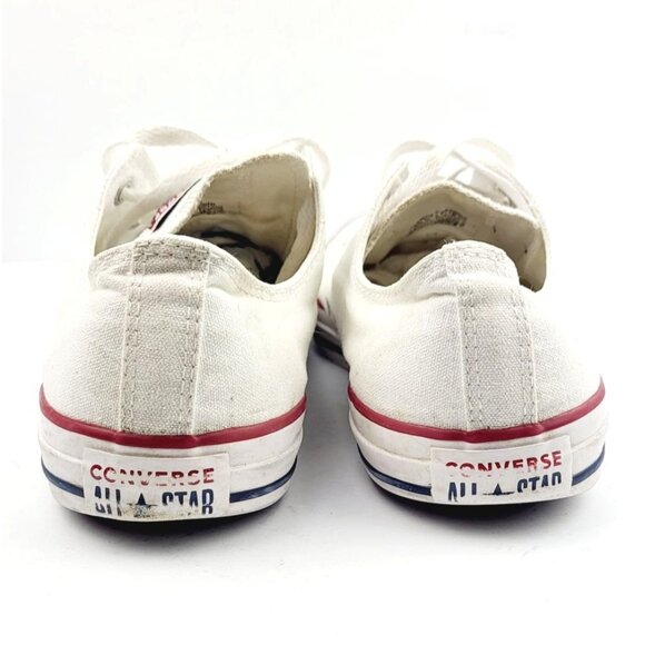 Converse White Canvas Sneakers - Size 11‎ - Picture 6 of 8